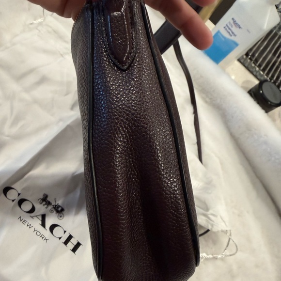 Coach Dark Brown Leather Shoulder Bag - Picture 16 of 16